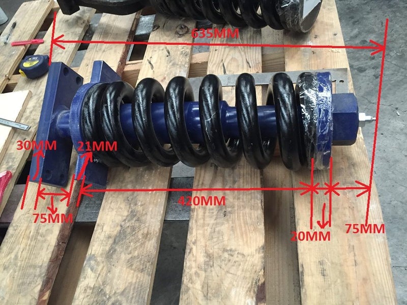 Track Adjuster for Komatsu PC120 part no: 203-30-42242 / 203-30-66250 / PV3120 Carousel 1