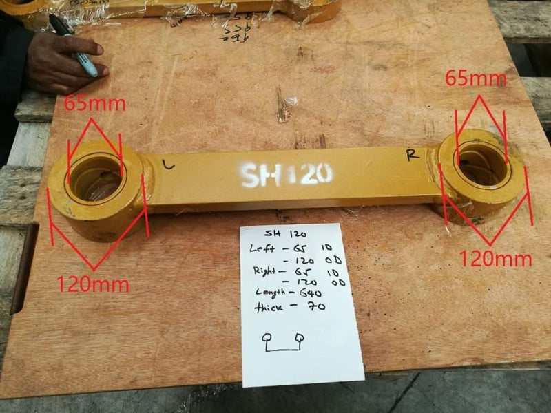 Digger Bucket Link Rod for Sumitomo SH120 Carousel 1