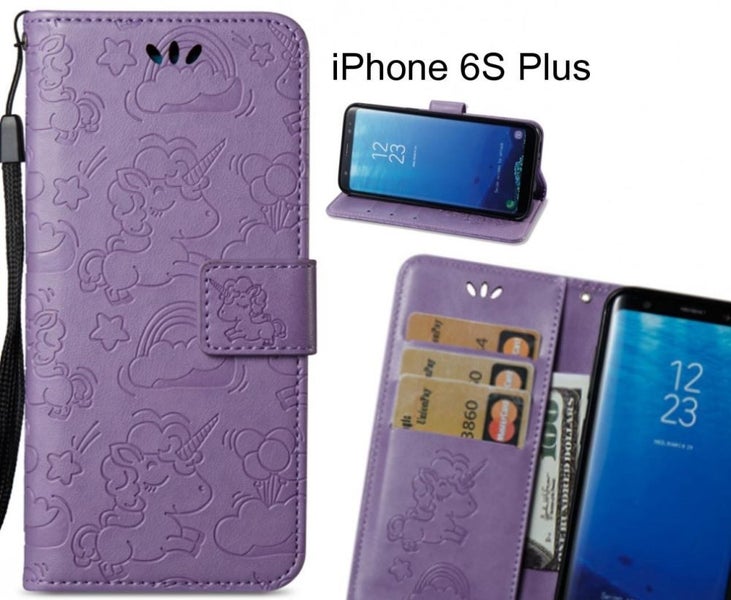 iPhone 6S Plus Case Wallet Leather Unicorn Case Carousel 1