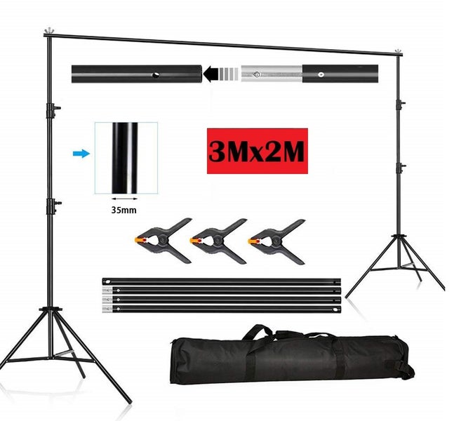 Premium Backdrop Background Support Stand Frame with Carry Bag Carousel 2