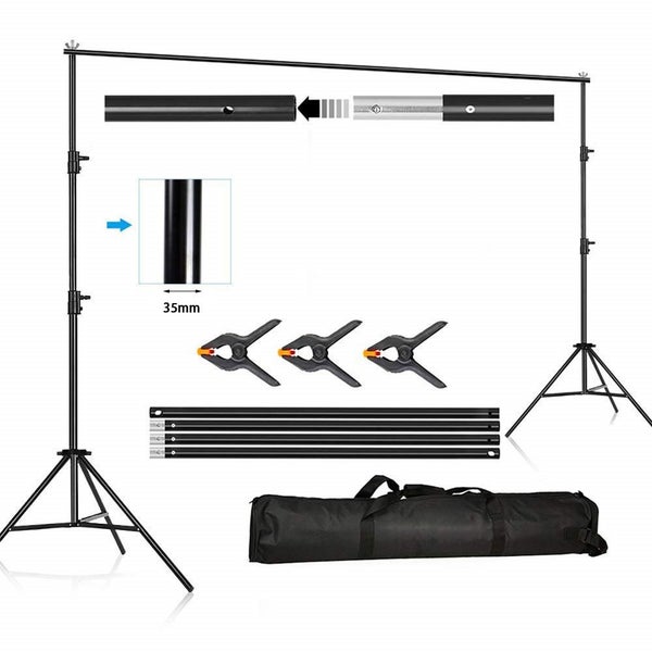 Background Backdrop Stand Adjustable Photo Studio Backdrop Stand Carousel 2