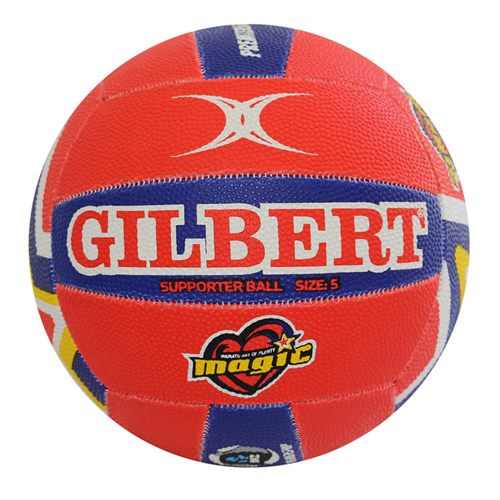 GILBERT MAGIC SUPPORTER NETBALL SIZE 5 Carousel 1