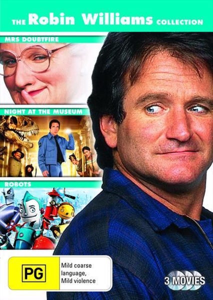 Robots / Mrs. Doubtfire / Night At The Museum (DVD) Robin Williams, Ben Stiller