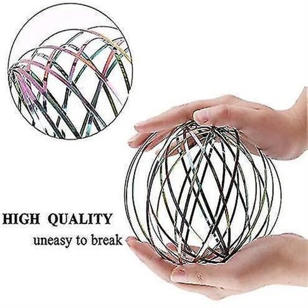 304 Stainless Steel Firm Flow Ring Magic Bracelet Toy For Stress Relief Kineti Carousel 2