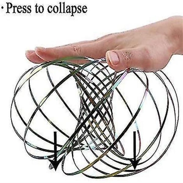304 Stainless Steel Firm Flow Ring Magic Bracelet Toy For Stress Relief Kineti Carousel 4