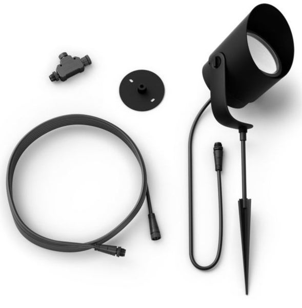 Philips: Hue Lily Outdoor Ambiance Spotlight - Colour (Black / 15W / Spike) Carousel 5