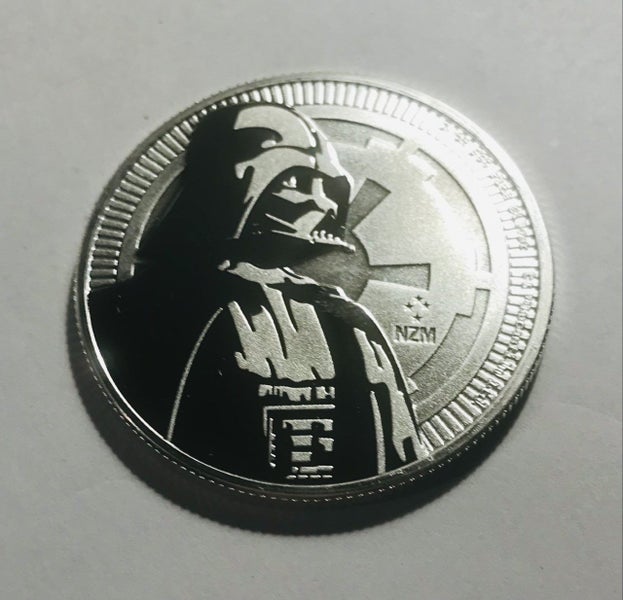 1 oz 2017 Niue .999 Silver Star Wars Darth Vader- 1st Original Star War Series Carousel 1