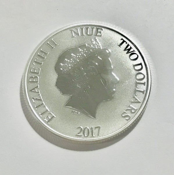 1 oz 2017 Niue .999 Silver Star Wars Darth Vader- 1st Original Star War Series Carousel 2