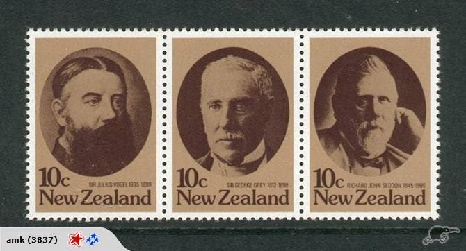 1185a. NZ - 1979 Statesmen Set (3) - UHM Carousel 1
