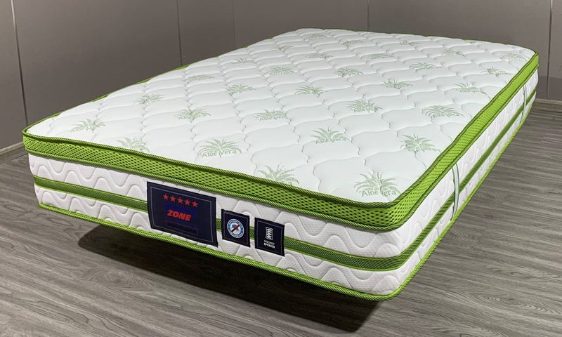 TORI QUEEN BED BASE WITH LARGE FRONT DRAWER BLACK COLUOR FABRIC WITH MATTRESS Carousel 2