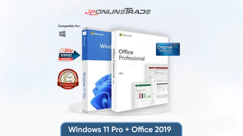 Microsoft Windows 11 Professional + Microsoft Office 2019 Professional PRO PLUS Carousel 1
