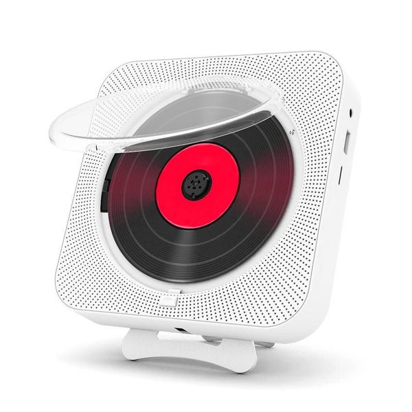 CD Player Bluetooth Speaker LED Music Player with IR Remote Control FM Radio Carousel 2