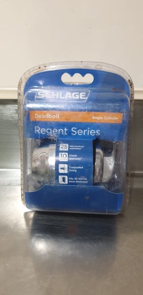 SCHLAGE DEADBOLT SINGLE CYLINDER REGENT SERIES Carousel 1