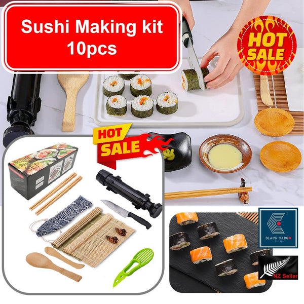 Brand New Sushi Maker Premium Complete Kit 10Pcs *Clearance* Carousel 1