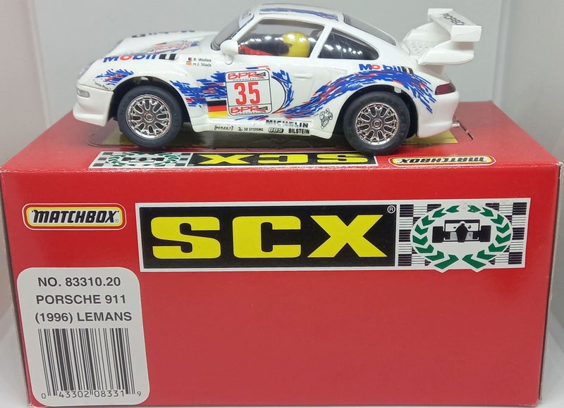 SCX (known as Scalextric in Spain) Porsche 911 Lemans 1/32 slot car. Carousel 1