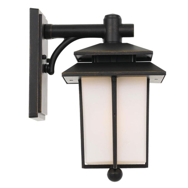 Telbix Silvan Metal & Opal Glass Outdoor Coach Wall Light Carousel 2