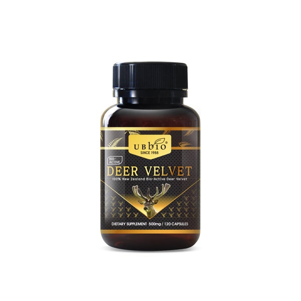 UBBIO BIO-ACTIVE DEER VELVET 120 CAP Carousel 1