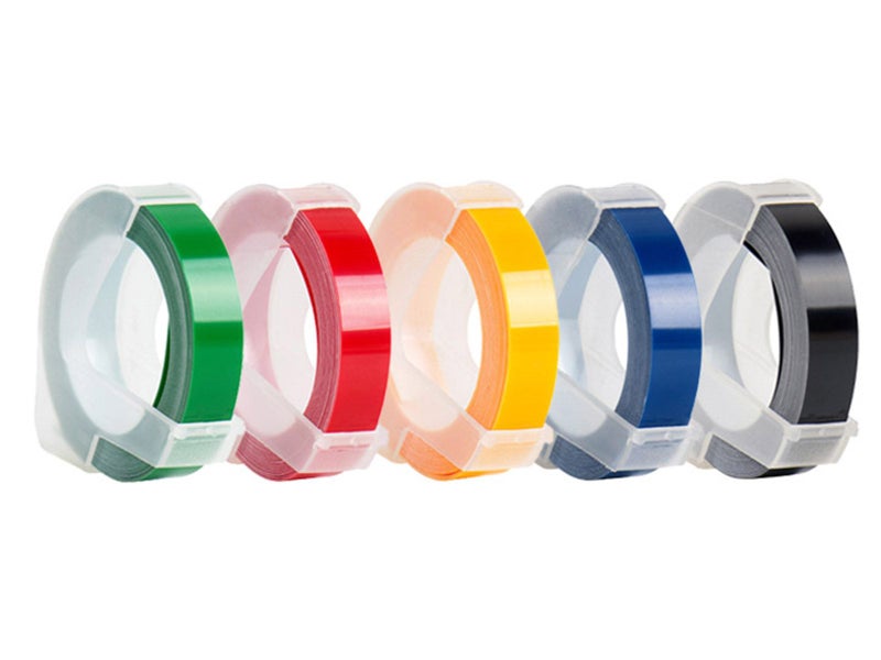 Manual Embossing Label Maker with 2 Rolls Tapes Carousel 9