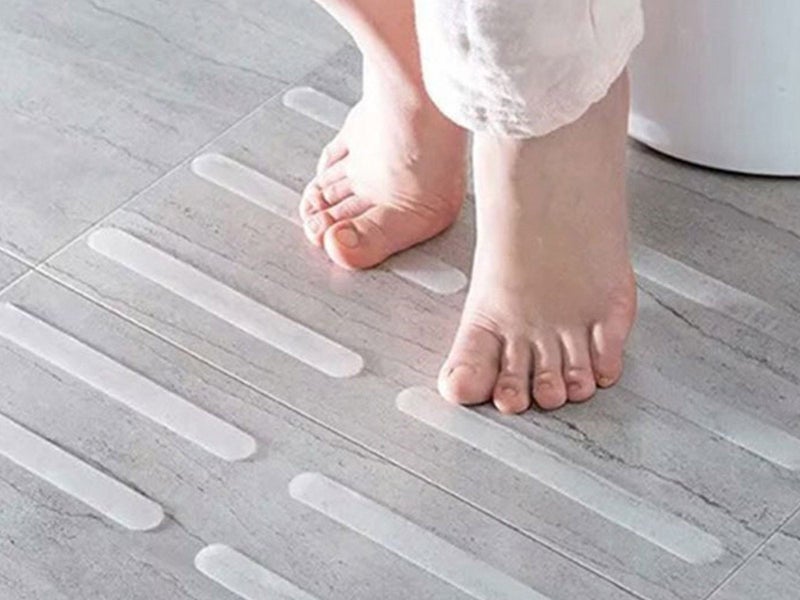 12pcs Anti Slip Bath Grip Tapes Set Bathroom Floor Sticker Shower Strip Pads Carousel 2