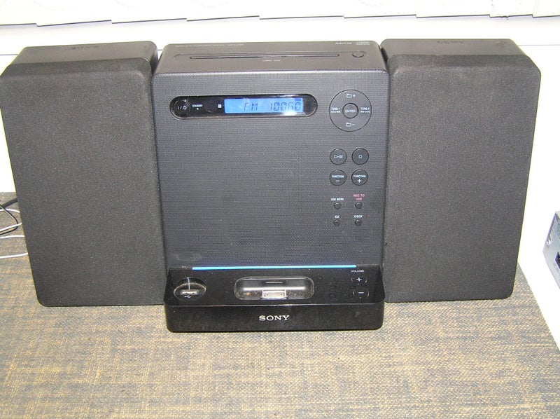 Sony compact hot sale music system