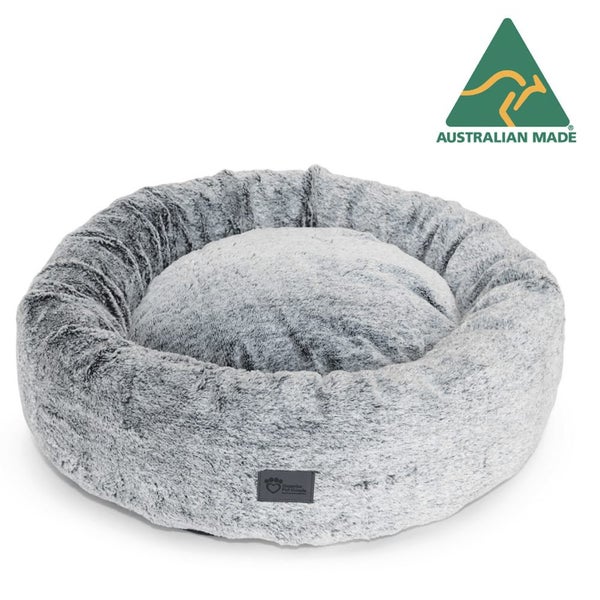 Superior Pet Goods 80cm Harley Artic Faux Fur Pet Dog Round Nesting Sleep Bed L Carousel 2