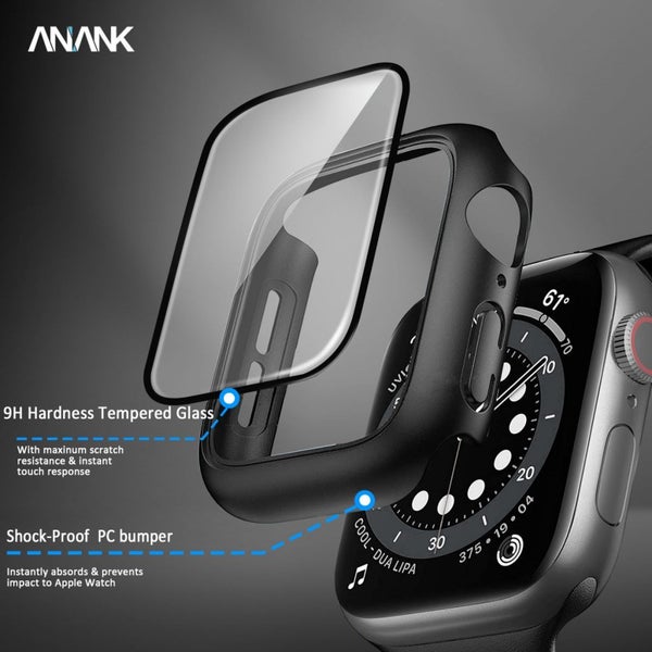 Apple Watch 44MM Screen Protector with Case, for 4,5,6, High Quality Carousel 2