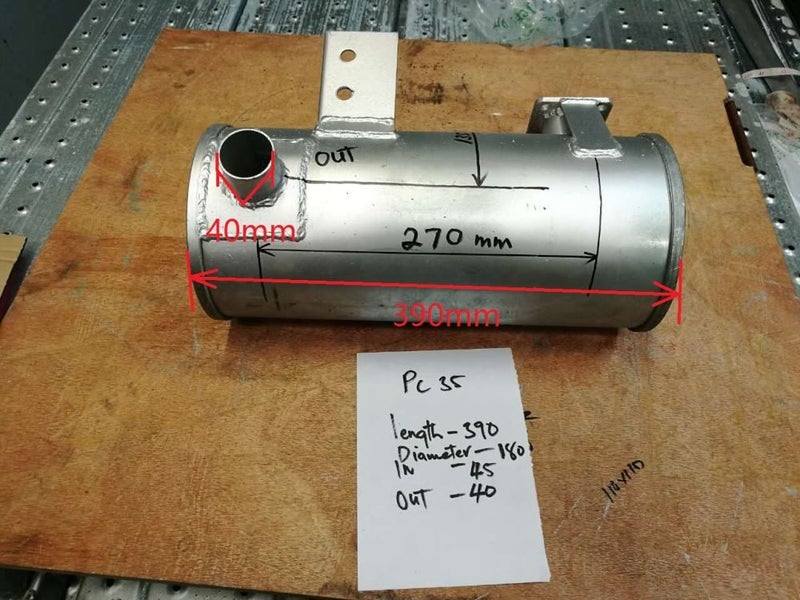 Digger Muffler for Komatsu PC35 part no:YM129240-13530 Carousel 1
