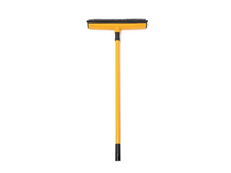 Adjustable Rubber Broom Pet Hair Fur Remover Broom Carpet Rake Carousel 2