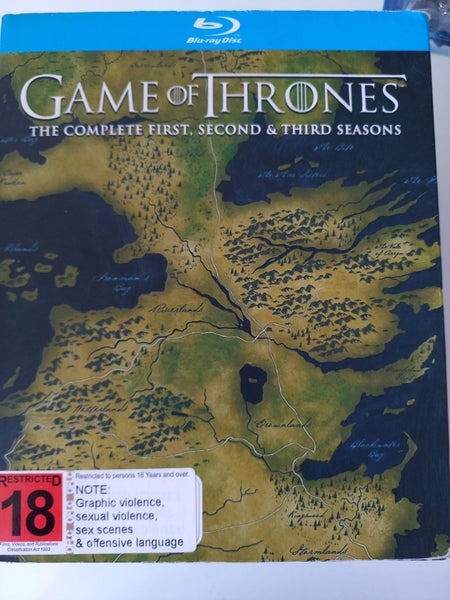 Game of Thornes The Complete First,Second,Third Seasons 15 discs