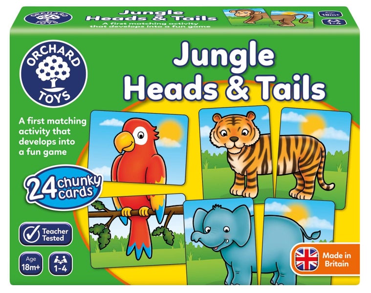 Orchard Toys Jungle Heads & Tails Game Carousel 1