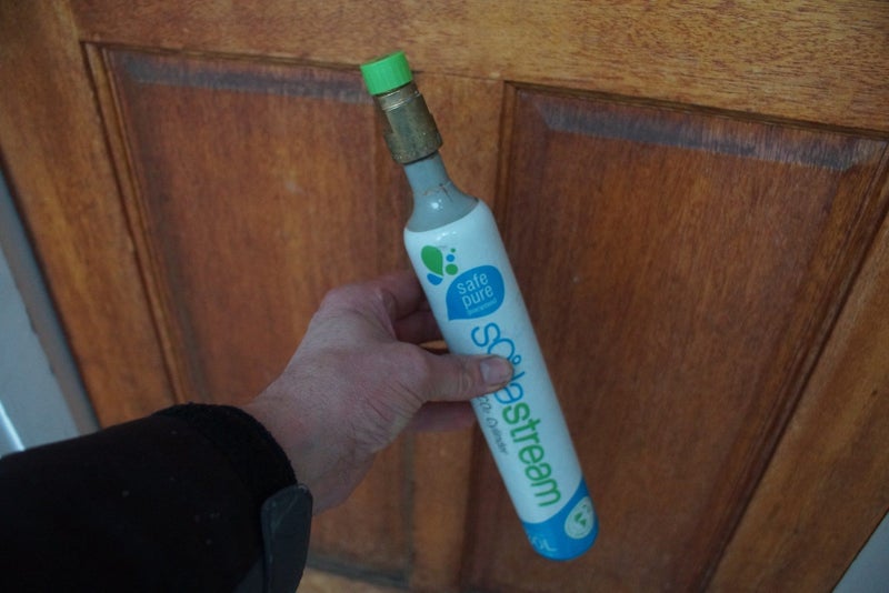 Sodastream Gas Cylinder. Or Gas Bottle. For CO2 = Carbon Dioxide. Carousel 2