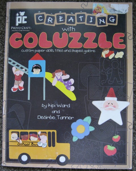 COLUZZLE Creating Plastic Templates Stencils and Instruction Book CRAFT Carousel 2