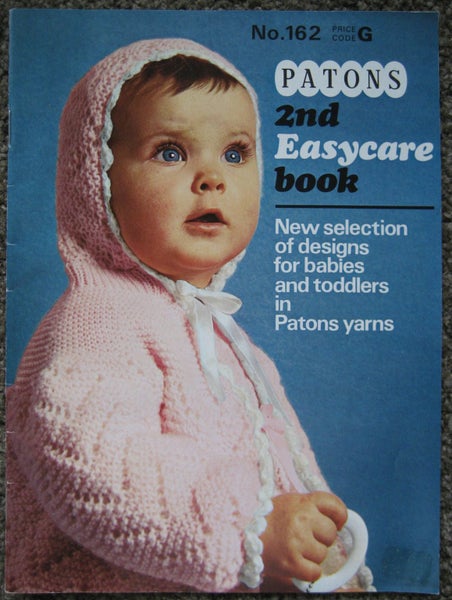 Retro PATONS BABY KNITTING and CROCHET PATTERNS Carousel 1