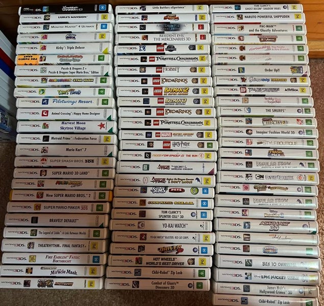 HUGE nintendo 3ds games collection will sell separate (updated) Carousel 1
