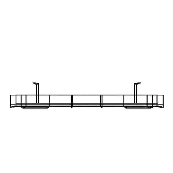 Oe Elsafe Prodigy 750Mm Single Tier Cable Management Basket Black Carousel 1