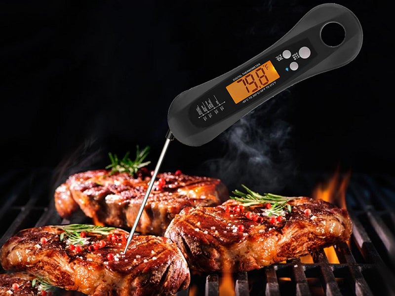 2X Instant Read Digital Meat Thermometer BBQ Cooking Food Thermometer Carousel 4
