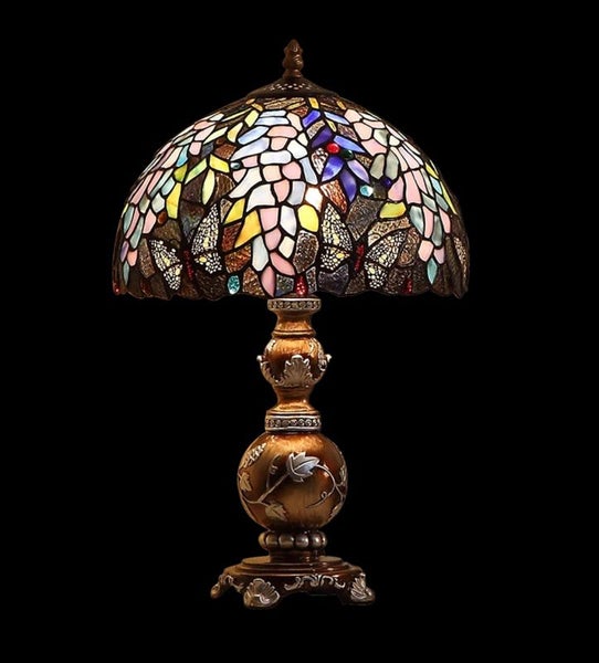 New Design Handmade Tiffany Table Lamp Carousel 2