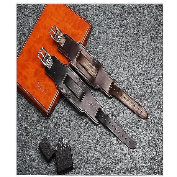 Mens Leather Bracelet With Magnetic Clasp Cowhide Multi Layer Braided Leather Me Carousel 3