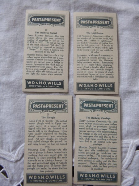CIGARETTE CARD - W.D. & H.O. Wills - Past & Present - 1929 - #11 Carousel 3