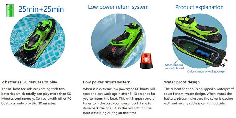 RC Boats for Kids & Adults Remote Control Boat Carousel 2