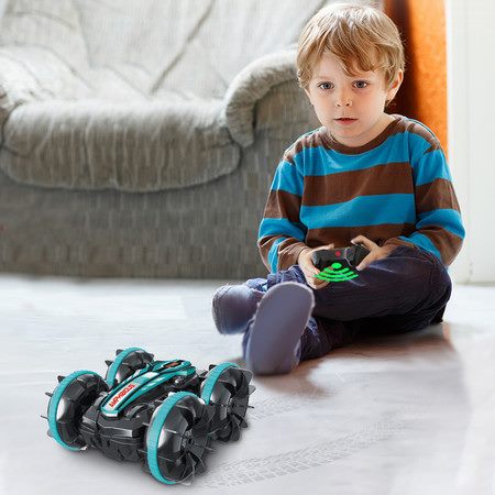 Amphibious RC Cars for Kids Boys 4WD Remote Controls Car Off Road RC Boat Carousel 1