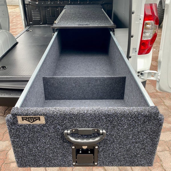 RMR 1730mm x 600mm Single Van Drawer with 1300mm Top Slide Carousel 14