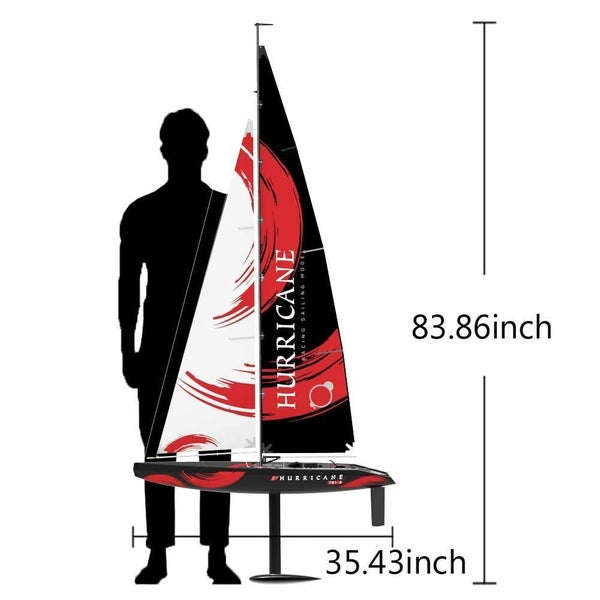 Volantex 791-2 Hurricane 2.4G 990mm Sailboat Speed RC Yacht With Servo and Tr... Carousel 11
