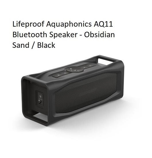 Lifeproof Aquaphonics AQ11 Bluetooth Speaker - Obsidian Sand / Black Carousel 1