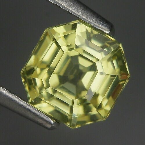 1.90CT DAZZLING CUSTOM CUT 100% NATURAL YELLOW GREEN COLOUR APATITE Carousel 1