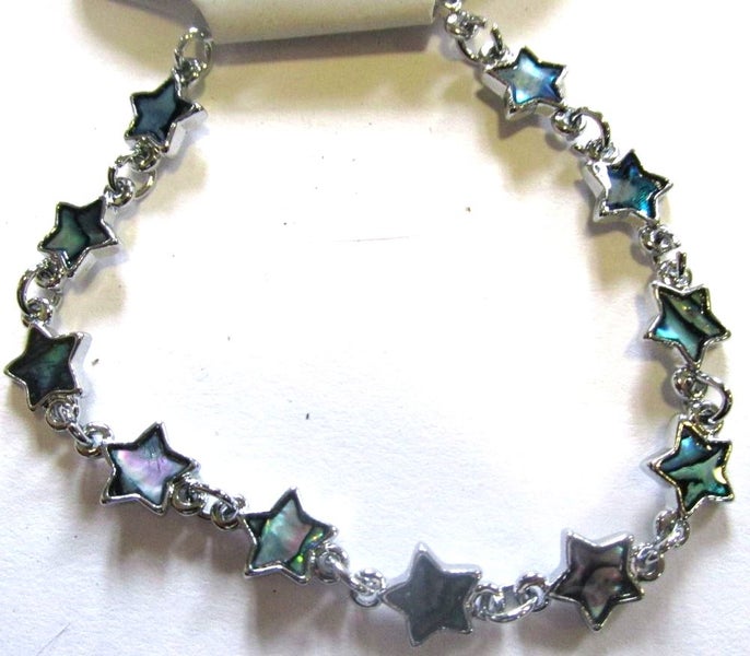 Star bracelet, paua. Carousel 1