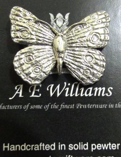 Butterfly brooch in pewter Carousel 1