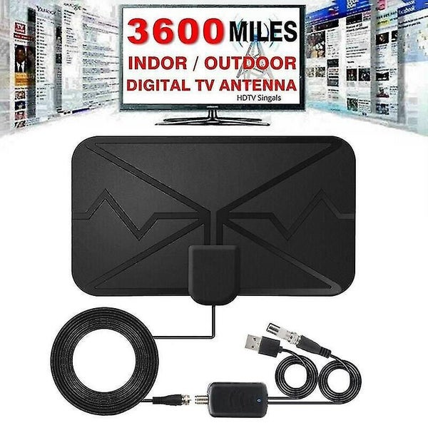 3600 Miles HD TV Antenna 4K 1080P HDTV Indoor Digital Aerial Signal Amplified Carousel 5