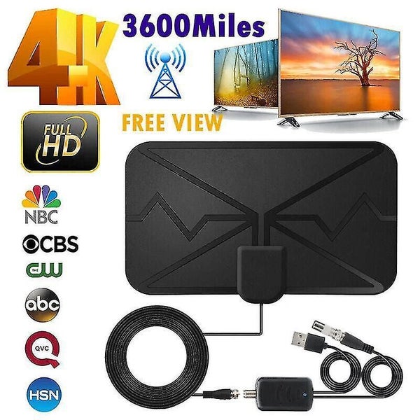 3600 Miles HD TV Antenna 4K 1080P HDTV Indoor Digital Aerial Signal Amplified Carousel 1
