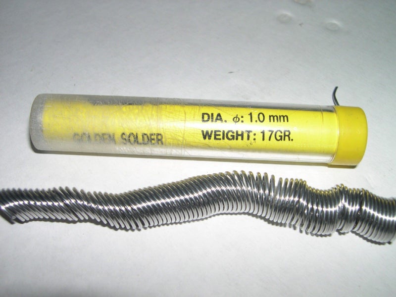 Solder Pen 60/40 Tin / Lead Resin Flux Core Tube MadeIn Taiwan 17cm 1mm Diameter Carousel 2